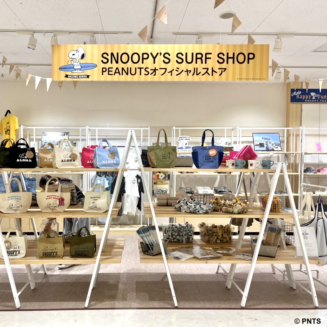 SNOOPY'S SURF SHOPが博多阪急に再上陸中！