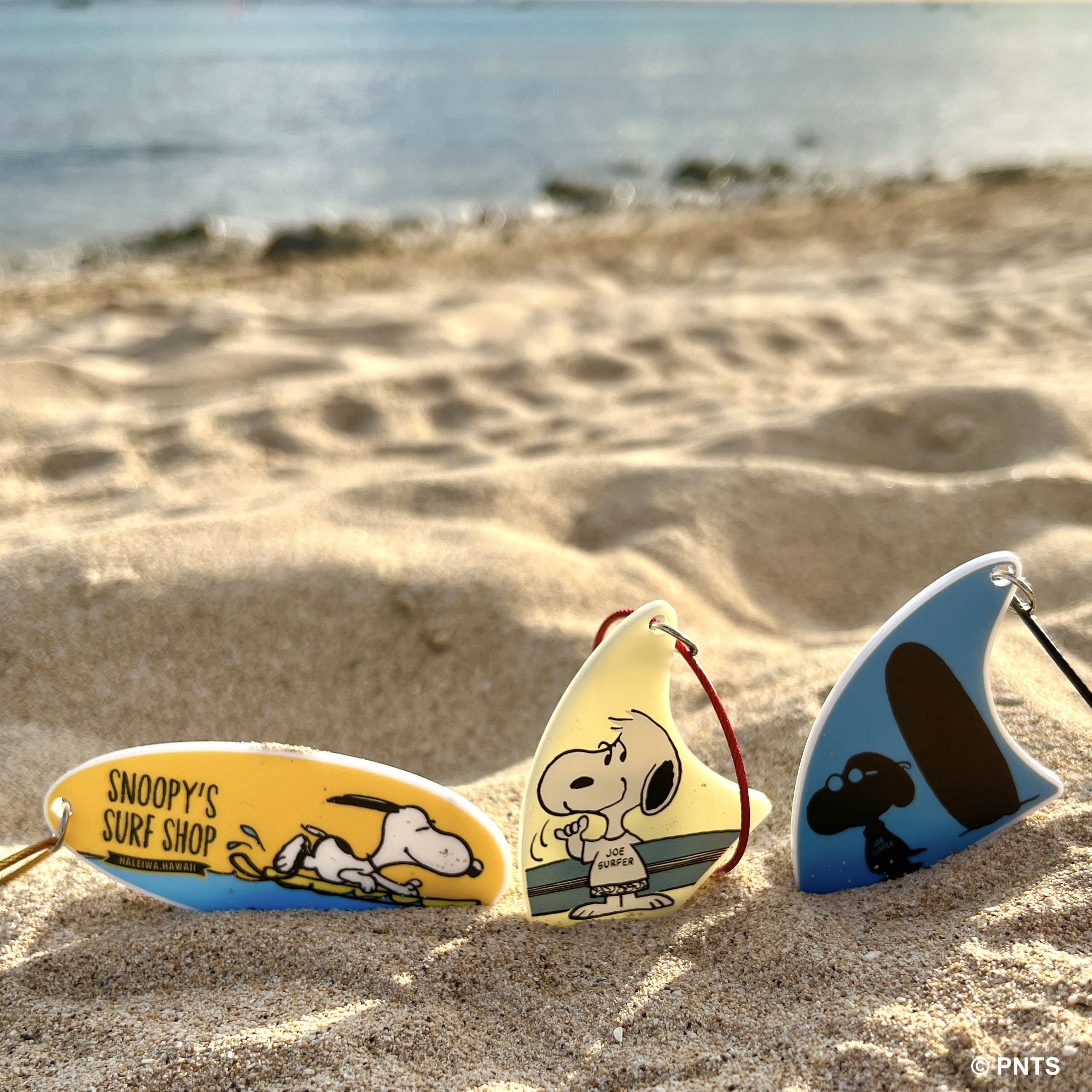 大人気♪サーフボードとフィンアクリルキーチェーン | Snoopy's Surf Shop