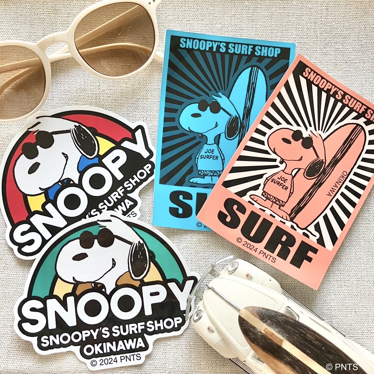 NEW⭐︎OKINAWA Joe Surfer Stickers | Snoopy's Surf Shop