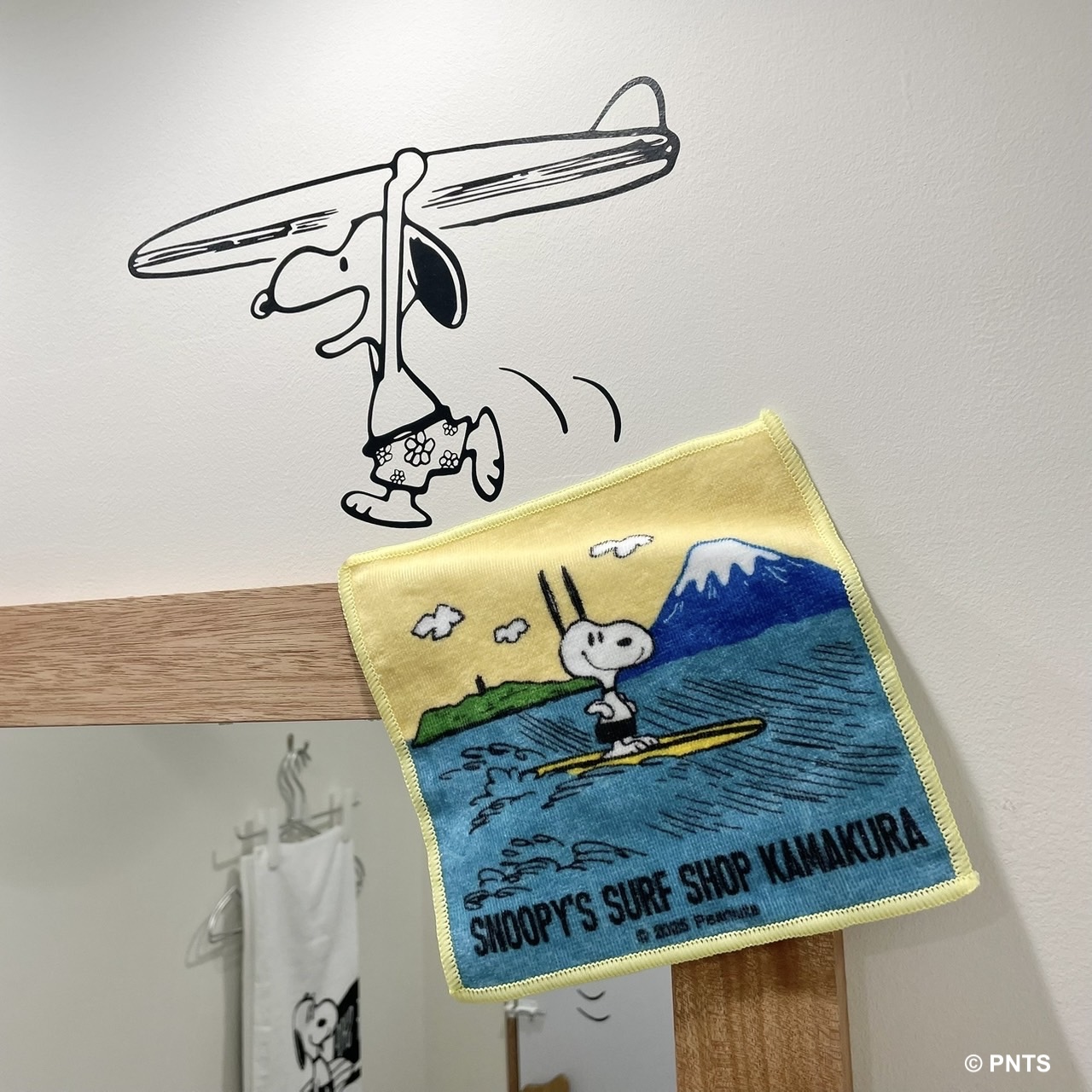 SNOOPY'S SURF SHOP ハンドタオルに鎌倉店限定絵柄が登場！ | Snoopy's