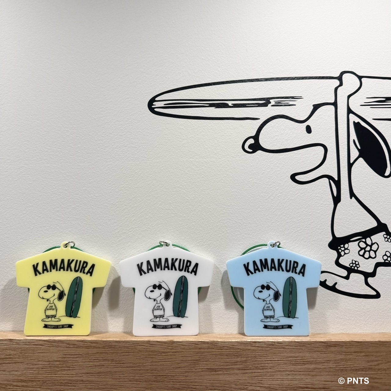 Tシャツ方が可愛いキーチェーン | Snoopy's Surf Shop